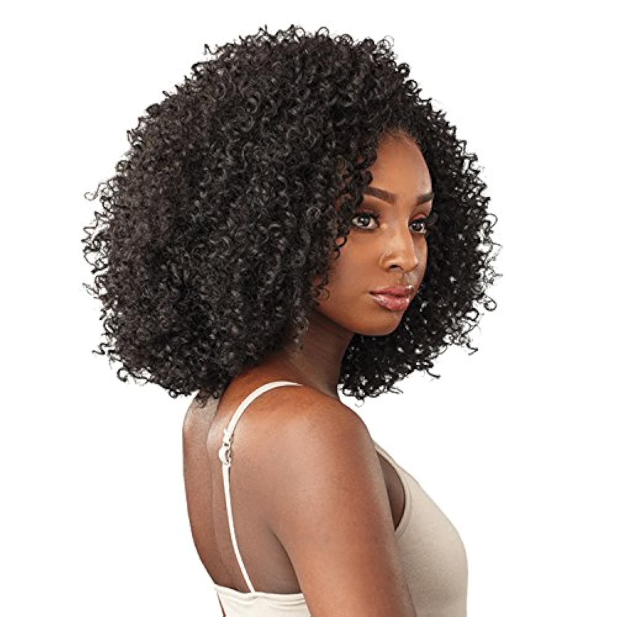 Synthetic Hair Half Wig Instant Weave Curls